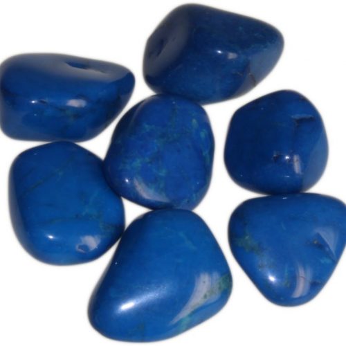 24x L Tumble Stones – Howlite Azul